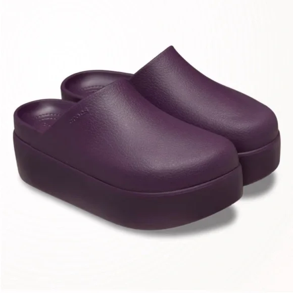 NWT CROCS Women's Dylan Platform Clogs Size 7 - Picture 4 of 6
